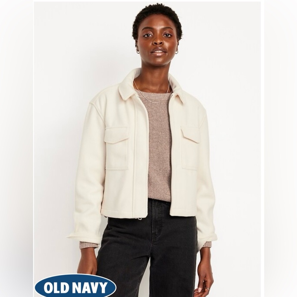 Old Navy Women's Cream Shacket